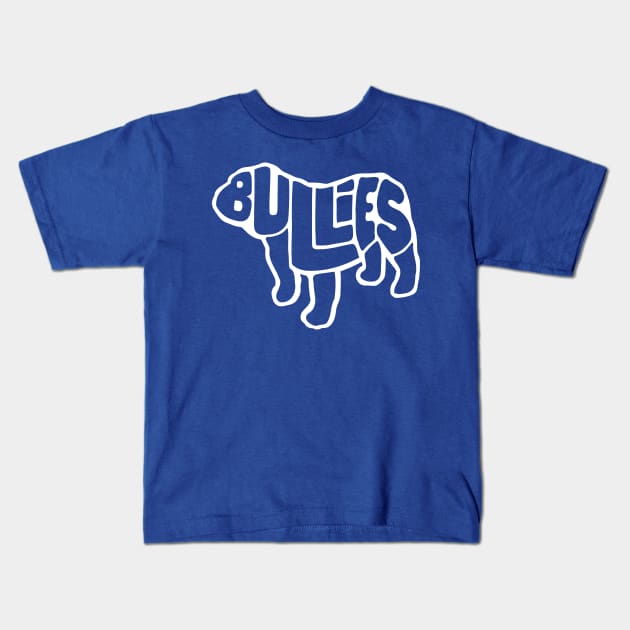 Letter Dog Design Clear Kids T-Shirt by Bullies Brand